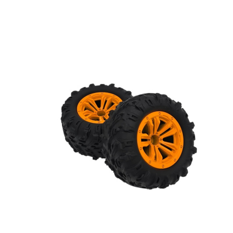 Kompletní gumy nalepené pro TWINRAPTOR RMT- oranžová 2ks