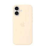 iPhone 17 Silicone Case with MagSafe – Vanilla