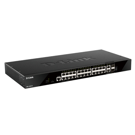 D-Link DGS-1520-28 24 ports GE + 2 10GE ports + 2 SFP+ Smart Managed Switch