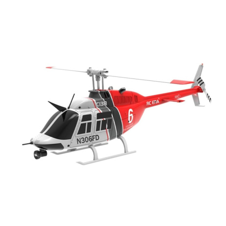 RC vrtulník C138 Bell206 červený