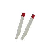 Listy bílo červené pro RC vrtulník C138 Bell206