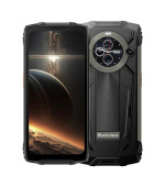 Rugged Smartphone Blackview BV8200 4G G100 12GB 256GB 8800-45W A14, Watch Display, Flashlight, Black [No Charger]