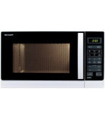 Sharp mikrovlnná trouba, 900 W / 1000 W, gril, bílá