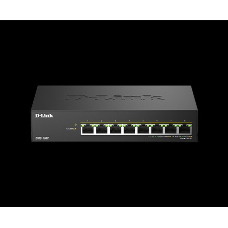 D-Link DMS-108P/E 8-Port 2.5G Multi-Gigabit Unmanaged PoE Switch