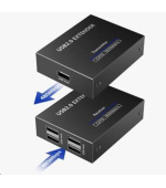 PREMIUMCORD 4-port USB 2.0 extender po Cat5/Cat5e/Cat6 do 150m