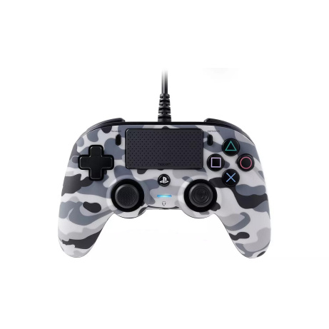 BAZAR - Nacon Wired Compact Controller - ovladač pro PlayStation 4 - camo grey - Poškozený obal (Komplet)