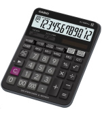 CASIO kalkulačka DJ 120 D Plus, černá, stolní, dvanáctimístná