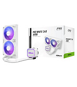 ASROCK Vodní chladič Pro White 240 ARGB, 2x120mm, LGA1851, AM5, bílá