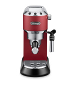 Delonghi Dedica pákový kávovar, červená