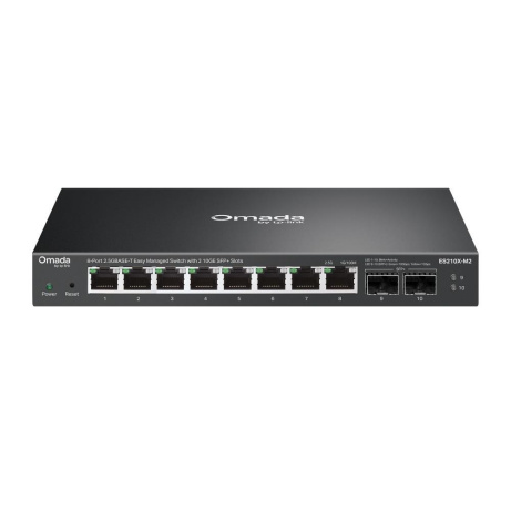 TP-Link OMADA switch ES210X-M2 (8x2,5GbE,2xSFP+,fanless)