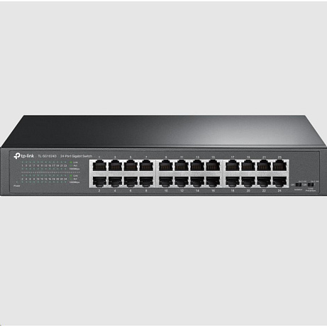 TP-Link switch TL-SG1024D (24xGbE, fanless)