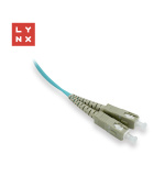 LYNX duplexní patch kabel MM, OM3, SC/SC, 50/125µm, 2m