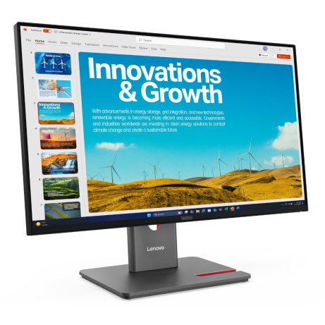 Lenovo ThinkVision/P24QD-40/23,8"/IPS/QHD/120Hz/4ms/Černá/3R