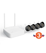 BAZAR - Tenda K4W-3TC - kamerový WiFi set, 4x IP 2K kamera, NVR rekordér, zvuk, noční vidění - poškozený obal