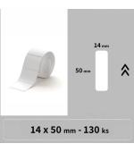 Niimbot štítky RP 15x50mm 125ks Bílé pro D11, D11-M, D110, D110-H