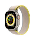 COTECi W97 Ultra Wild Trail Band for Apple Watch 38 / 40 / 41mm Yellow with Beige