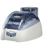Evolis Tattoo2 RW, single sided, 12 dots/mm (300 dpi), USB, Ethernet, contactless, white, blue