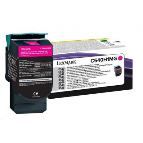 LEXMARK toner magenta pro C540/C543/C544/X543/X544 na 2000 stran