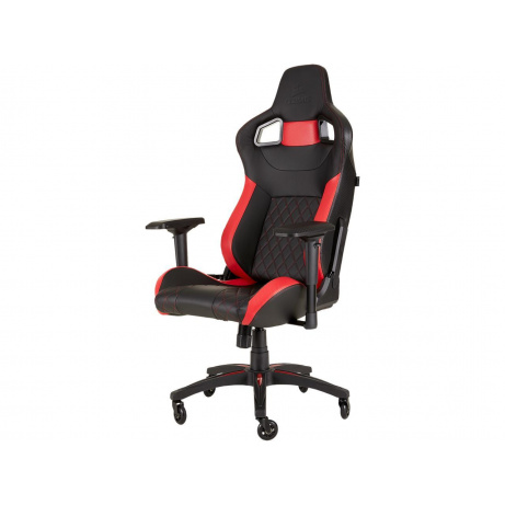 CORSAIR gaming chair T1, černá/červená