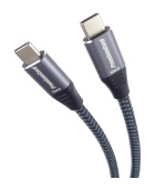PremiumCord USB-C kabel ( USB 3.2 GEN 2x2, 5A, 100W, 10Gbit/s ) černý 5m