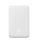 Baseus Magnetická Powerbanka 20000mAh 20W White