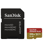 SanDisk micro SDXC karta 2TB Extreme PLUS (200 MB/s Class 10, UHS-I U3 V30) + adaptér