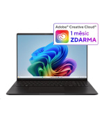 ASUS NTB Vivobook S16 (M5606WA-OLED022X), AI 9 HX 370, 16" 3200 x 2000, 32GB, 1TB SSD, AMD Radeon, W11 Pro, Black