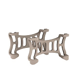 Tractive GPS DOG 6 - gumové spony, hnědá