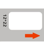 Niimbot štítky RP 12x22mm 250ks White pro D11 a D110