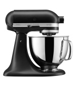 KitchenAid Artisan 5KSM125EBM Kuchyňský robot - 10 rychlostí, planetární systém, celokovová konstrukce, matná černá