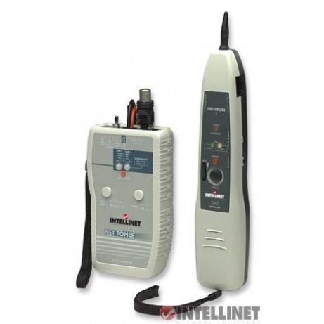 Intellinet Cable Tester, Net Toner and Probe Kit, Tone Generator, RJ45, RJ12