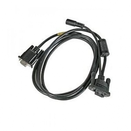 Cable: RS232, black, DB9, 5V, 2.9m (9.5’) straight, External IO