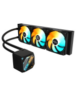 GIGABYTE Vodní chladič GAMING 360, 3x120mm, ARGB, LGA1851, AM5, černá