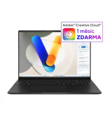 ASUS NTB Vivobook S 16 (S5606MA-OLED027W), Ultra 9-185H, 16" 3200 x 2000, 16GB, 1TB SSD, Intel Arc, W11 Home, Black