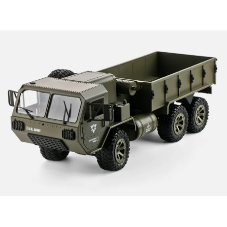 RC vojenský truck 1/12 zelený