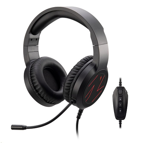 Acer sluchátka NITRO GAMING HEADSET 310 (NHW310),herní,audio kontrol box,20KHz,ENC,Black