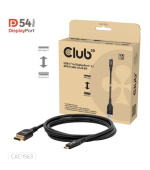 Club3D Kabel USB-C na DisplayPort 2.1 DP54 Bi-Directional, 8K120Hz, 4K480Hz, 2m