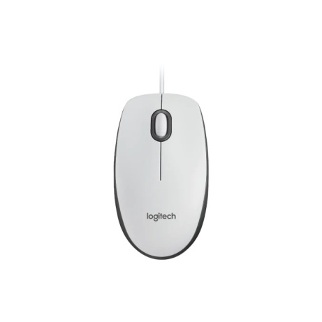 Logitech myš Corded M100, bílá, EMEA