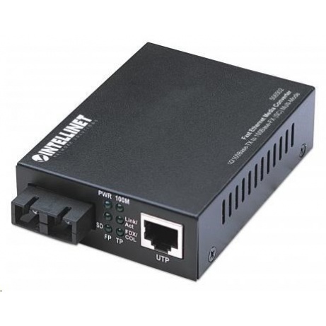 Intellinet Ethernet konvertor, 100Base-TX (RJ45) na 100Base-FX (SC) multimode, 2 km