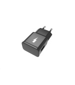 WG - Síťová nabíječka Fast 1x USB-A, Quick Charge 3.0, 5V-9V-12V, black