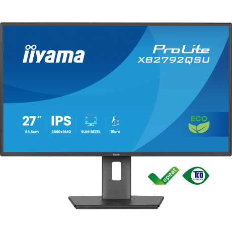 iiyama ProLite/XB2792QSU-B1/27"/IPS/QHD/120Hz/3ms/Černá/3R