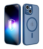 3mk ochranný kryt Misty MagCase Blue pro Apple iPhone 15