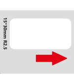 Niimbot štítky RP 15x30mm 195ks White pro D11 a D110