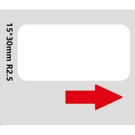 Niimbot štítky RP 15x30mm 195ks White pro D11 a D110