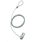 PREMIUMCORD Bezpečnostní zámek na NTB 1,8m Kensington Lock (4 místný kód, ocelové lanko) ROZBALENO