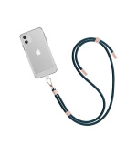 WG - Crossbody lace strap/transparent/green