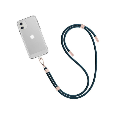 WG - Crossbody lace strap/transparent/green