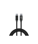 WG - Datový kabel Type-C na Type-C, 1 metr, černá