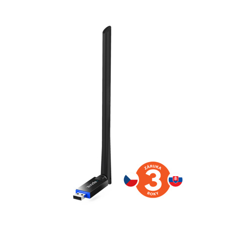 Tenda U11 Pro WiFi AX900 USB Adapter, 886 Mb/s, 802.11 ax/ac/b/g/n, 6 dBi, Windows, Linux, Ubuntu