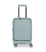 Acer Barcelona luggage 20", světle modrý, pevný cestovní kufr, materiál: 100% recyklovaný PET, TSA kombinační zámek, pře